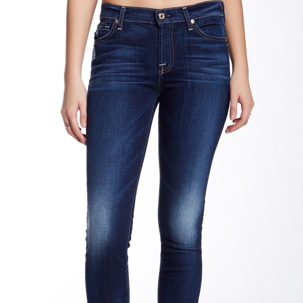 7 For All Mankind The Skinny‎ Jean Dark Wash